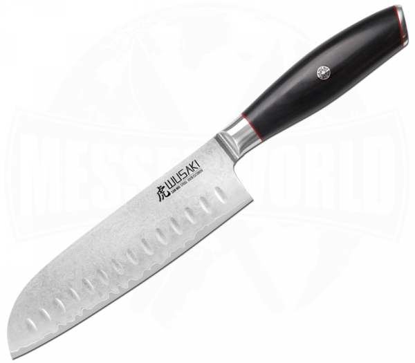 Wusaki Santoku 17 cm San Mai Pakka WUSMBPS17