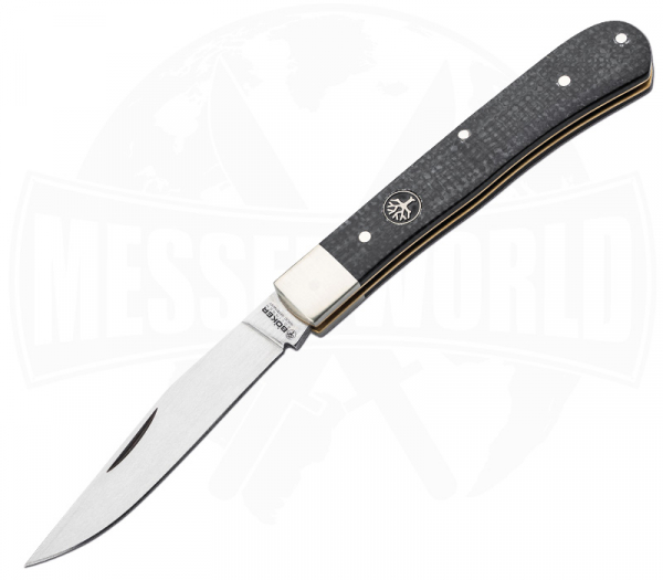 Boker Trapper Uno Jute Micarta Black