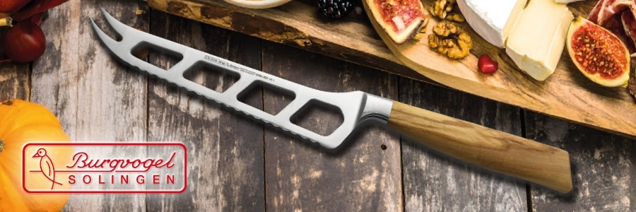 Burgvogel Kochmesser aus Solingen - handgeschmiedete Kochmesser mit Olivenholzgriffen bei Messerworld