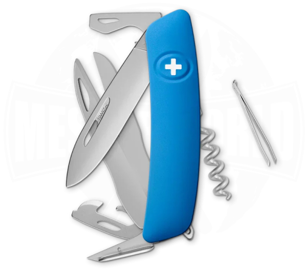Swiza D07 AM Blau Multifunktions-Messer aus der Schweiz
