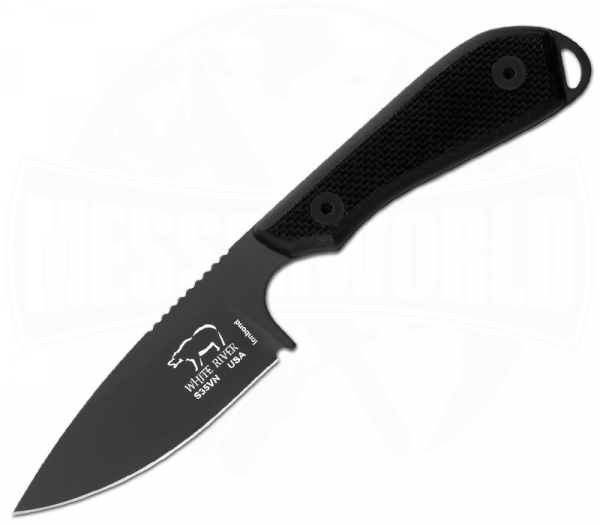 White River Knife & Tool M1 Pro Black G10 Black Kydex