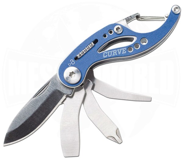 Gerber Curve Mini Tool Blue | Kompaktes Multitool für den Schlüsselbund