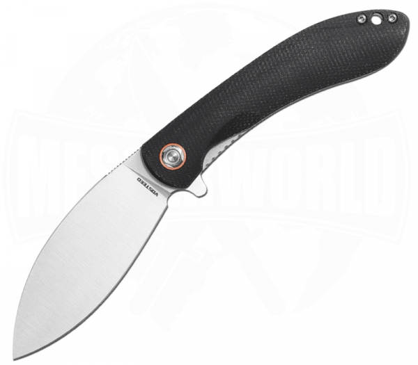 Vosteed Nightshade LT Micarta Black NS32NTMK Einhandmesser mit Flipper