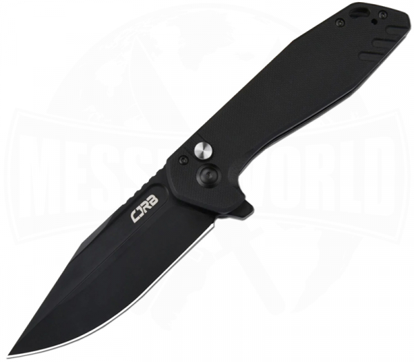 CJRB Riff All Black G10 - Button Lock