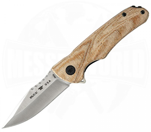 Buck Knives Sprint Pro Tan Canvas Micarta