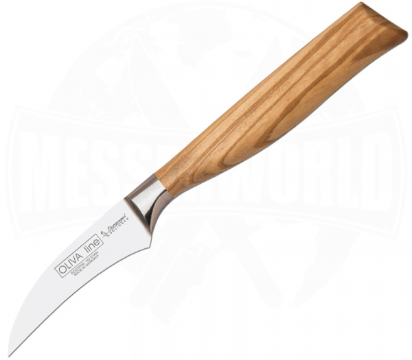 Burgvogel peeling knife Oliva Line 7 cm