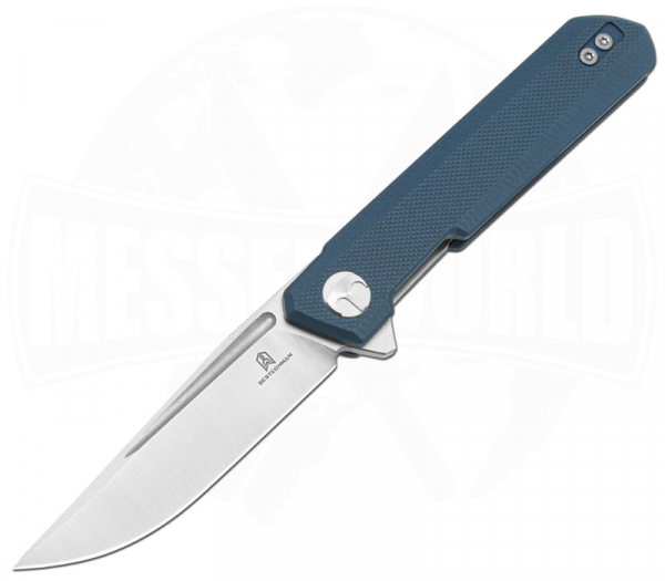 Bestechman Mini Dundee Blue Satin - Liner Lock BMK03D