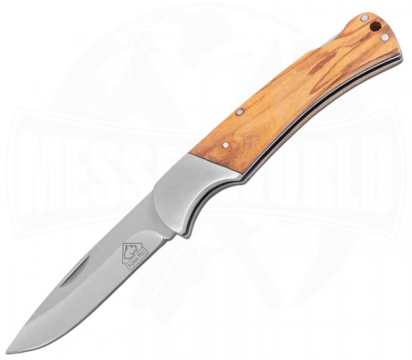Puma Tec Pocket Knife Olive Wood 300311