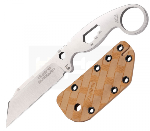 Buzzard White Hawk Brown Sheath