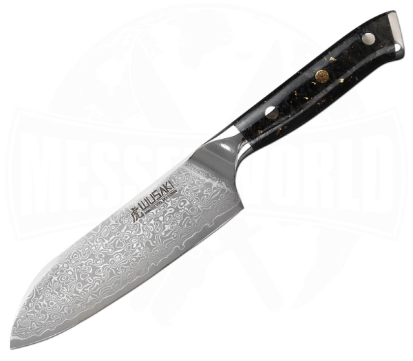 Wusaki Sakin Santoku 17 cm Damast 10Cr