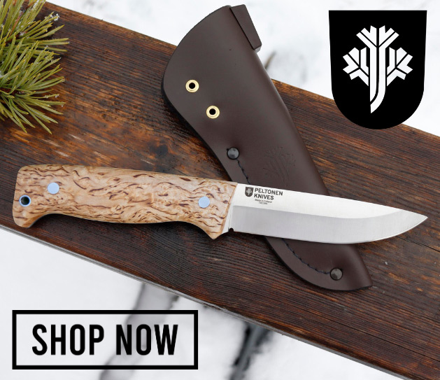 Peltonen Knives M07 Ranger Puukko Fulltang Curly Birch Outdoor Messer