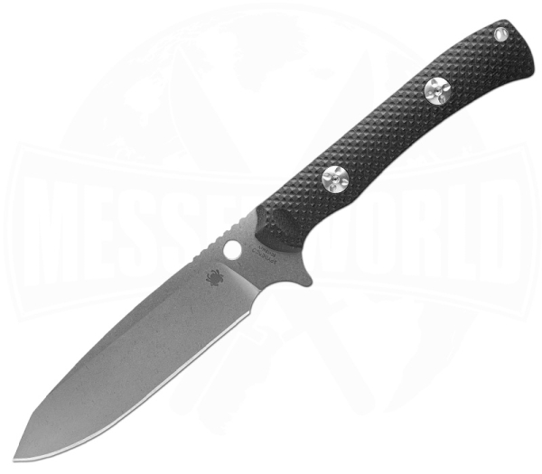 Spyderco Skoli Black G10 Black