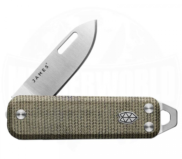 The James The Elko - OD Green Micarta Straight