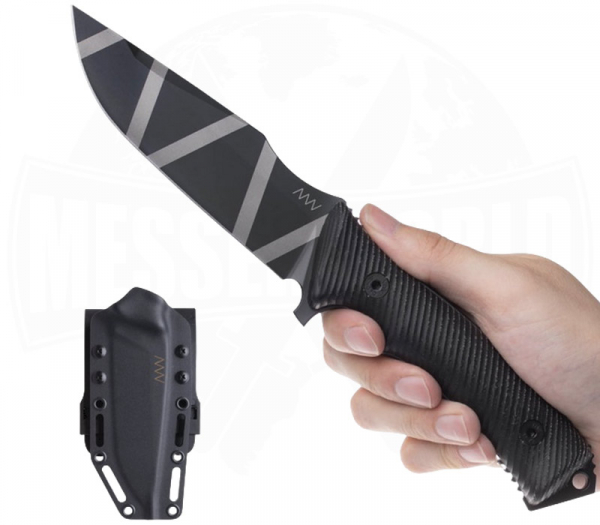 ACTA NON VERBA M311 Spelter DLC Camo Black - Utility knife
