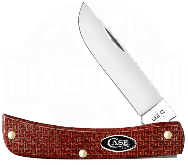 Case Knives CS Dark Red Micarta Smooth Sod Buster® Jr