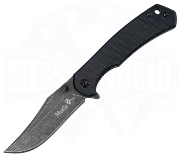 Muela Vibora G10 Black kompaktes Taschenmesser mit D2-Klinge