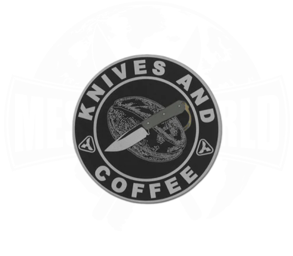 Audacious Concept Coffee & Knives Titanium Patch