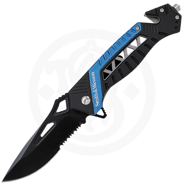 Rescue Knife Blue Einsatzmesser