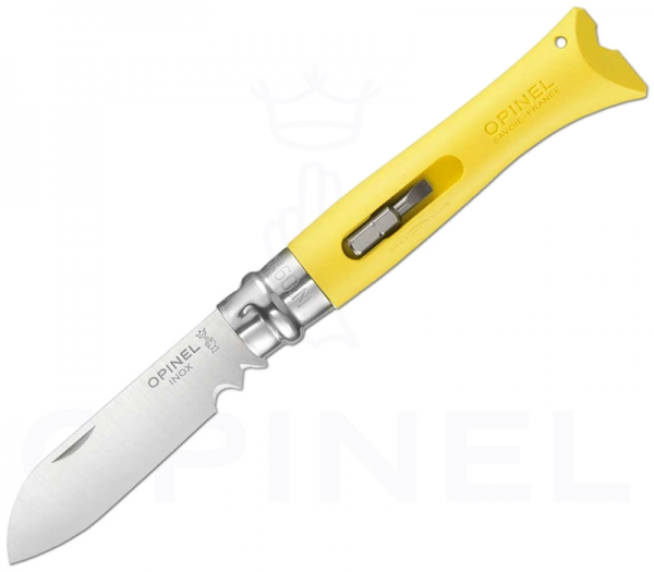 Opinel No.09 DIY Yellow Pocket Knife