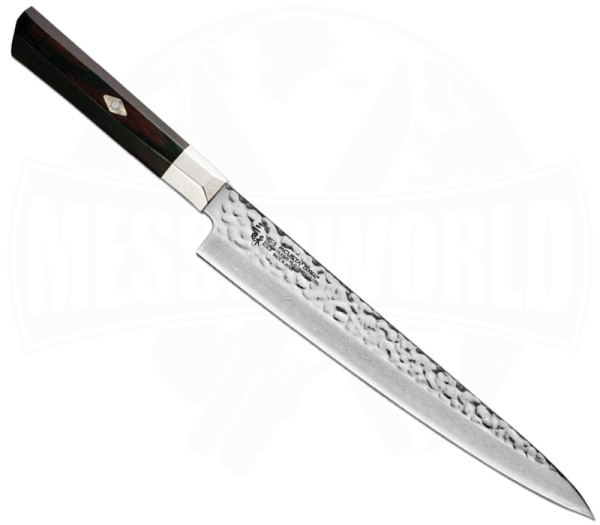 Mcusta Zanmai Supreme Hammered Sujihiki 24 cm