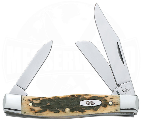 Case Knives CV Amber Bone Medium Stockman