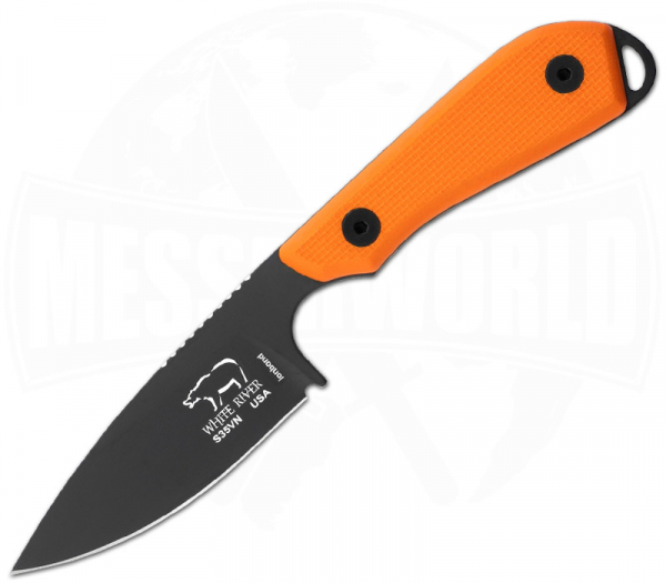 White River Knife & Tool M1 Backpacker Pro Orange G10 Kydex