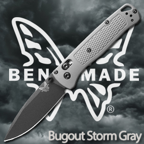 Benchmade Bugout Storm Gray Messer