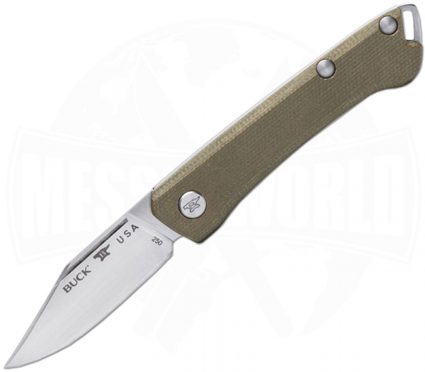 BUCK Knives Saunter - Clippoint OD Green