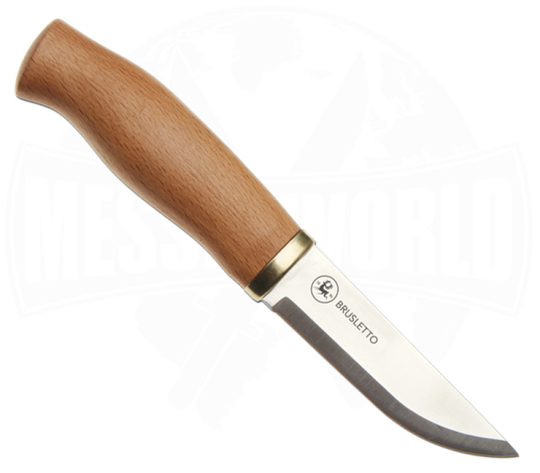 Brusletto Bruslettokniven Outdoormesser mit Holzgriff
