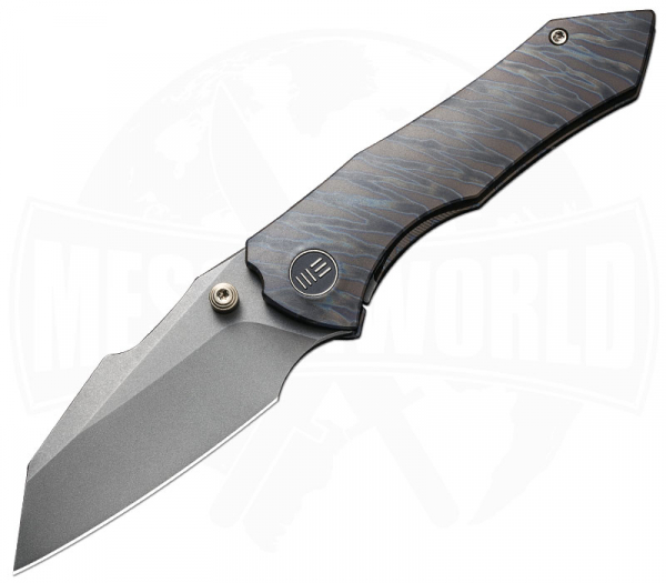 WE Knives High-Fin Flamed Titanium Gray WE22005-4