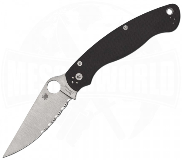 Spyderco Military 2 G10 Black Combo C36GPS2