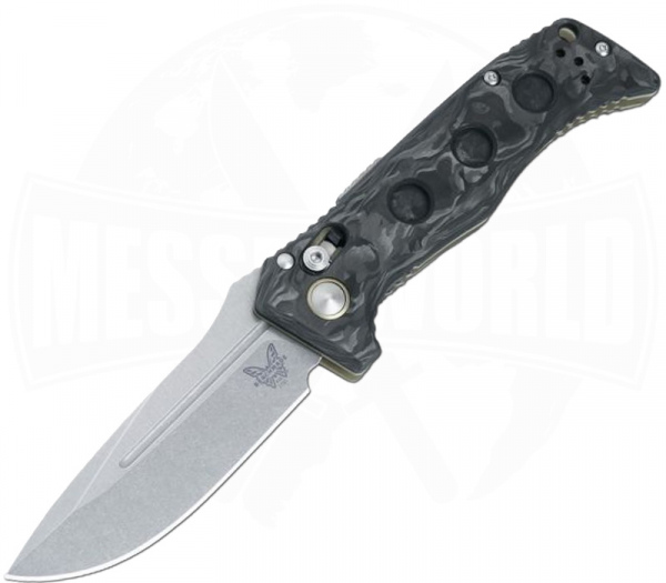 Benchmade Mini Auto Adamas Marble Carbon - EDC Knife