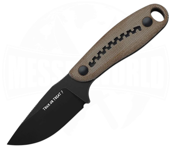 KIZER Hare Nitro-V Brown Micarta & G10 Halloween