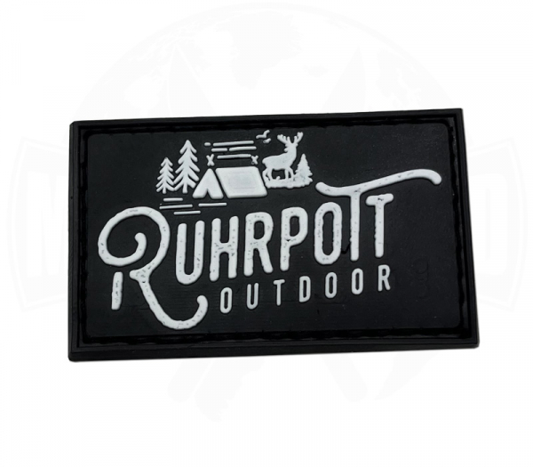 Ruhrpott Outdoor RO Black Rubber Patch