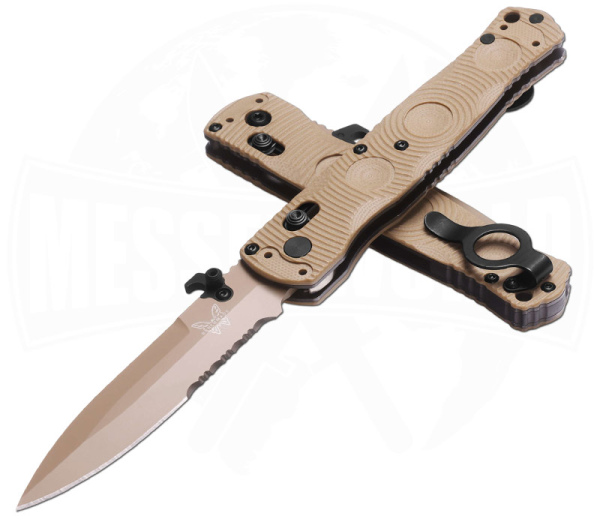 Benchmade Mini SOCP Folder Desert Tan