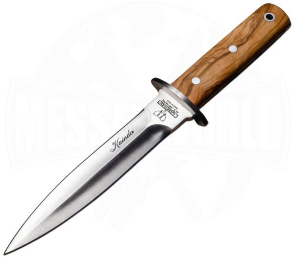 Cudeman Kainda Olive C261L Feststehendes Messer mit Holzgriff