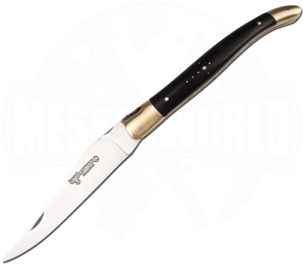 Laguiole en Aubrac Ebenholz Doppelplatine 12 cm "Mouche Prestige N°13"