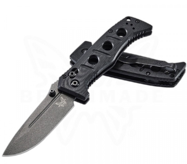 Benchmade Mini Adamas Tungsten Grey Taktisches Einsatzmesser