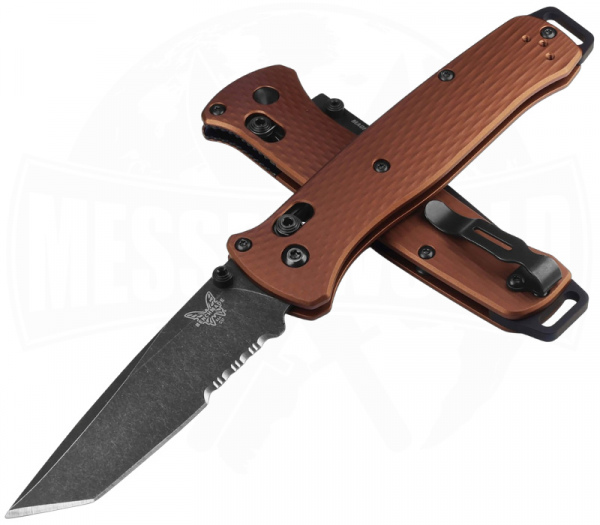 Benchmade Bailout Burnt Copper Aluminium Serrated 537SBK-07
