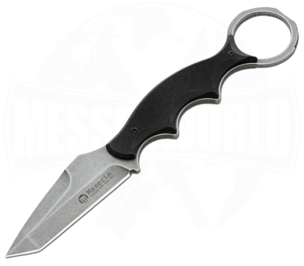 Maserin Neck Knife Tanto Stonewash