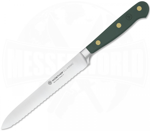 WÜSTHOF Fresh Rosemary Aufschnittmesser mit Wellenschliff 14 cm 