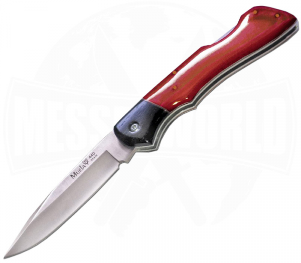 Muela Folding Red Micarta Folder