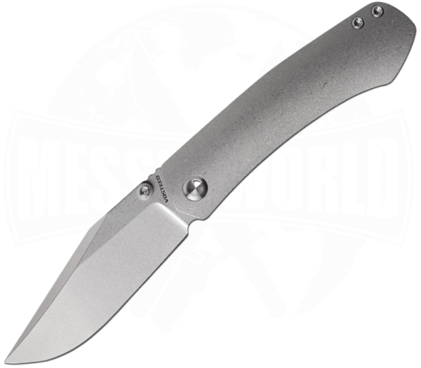 Vosteed Vallhund Framelock Gray Titanium A2101 EDC