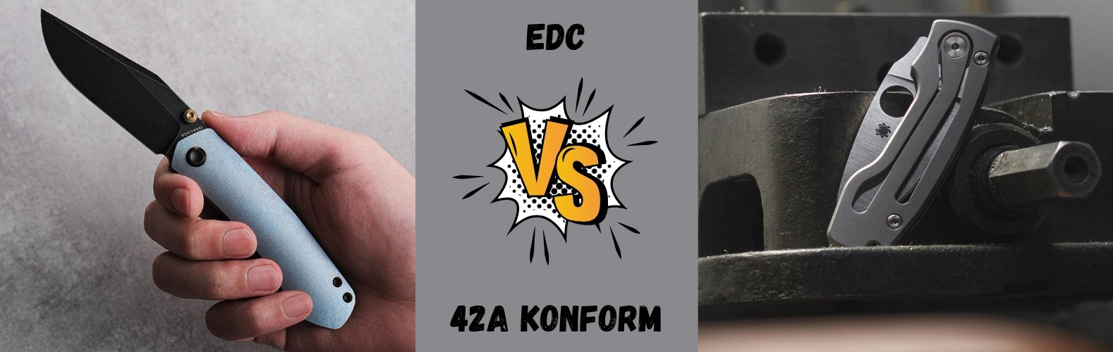 Der Messerworld vergleich EDC vs 42a konform