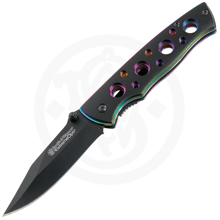 Smith & Wesson Border Guard Klappmesser – Klingenlänge 10,8 Cm, Mit Glasbrecher & Gurtschneider