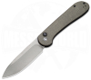 Elementum Button Lock Green Micarta