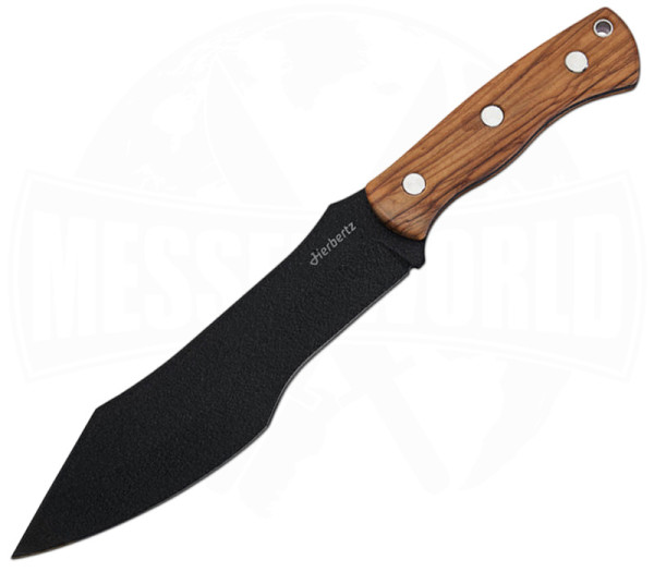 Herbertz Bushcraft-/Survivalmesser Olivenholz
