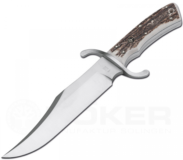 Bowie-Knife N690 Stag Horn