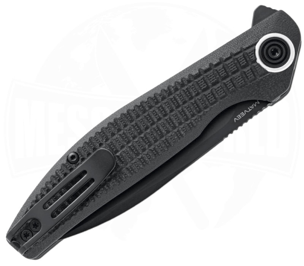 BlackFox Tactical Einhandmesser – 22,7 Cm Geöffnet, Blau, G10-Griff, 440 Stahl