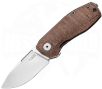 Nano MagnaCut Titanium Micarta Natural